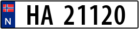 Truck License Plate